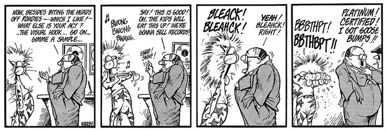 Readers 10: Billy and the Boingers comic strip