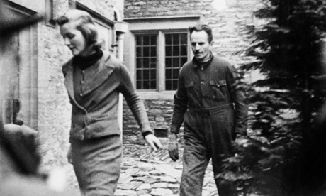 December 1943: Diana Mitford and husband Oswald Mosley at the hotel in Shipton-under-Wychwood, Oxfordshire, where they are under house arrest