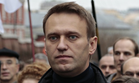 Интервью Алексея Навального британской газете The Guardian (перевод) Description: Alexei Navalny at an opposition rally in Moscow. Despite smears and little campaigning, he won 27% o