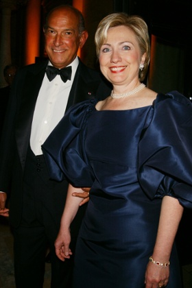 Hillary Clinton and Oscar de la Renta