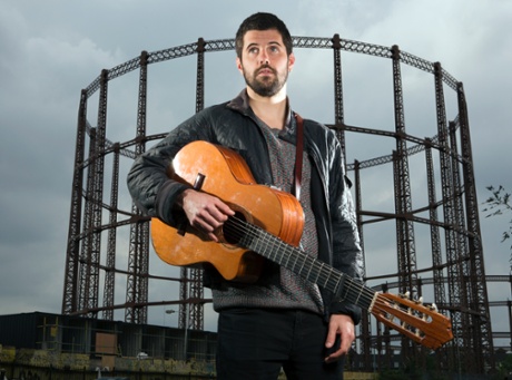 Nick Mulvey photographed by Richard Saker for Observer New Review Mercury Prize