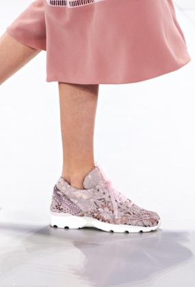 Trainers on the Chanel catwalk