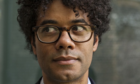 Evade, self-deprecate, move it along … Richard Ayoade. Photograph: Antonio Olmos for the Guardian