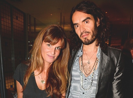 Russell Brand with Jemima Khan