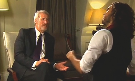 Jeremy Paxman interviewing Russell Brand on Newsnight