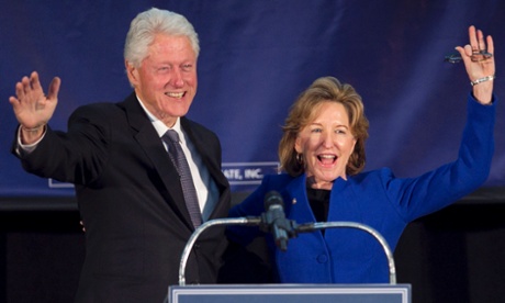 Bill Clinton stumps for Senator Kay Hagan in North Carolina.