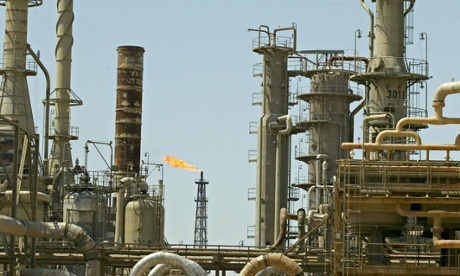 Iraq's Baiji oil refinery in 2003