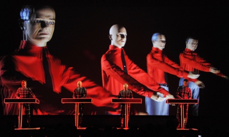 Kraftwerk in concert in New York in 2010. 