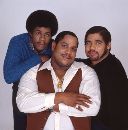 American hip hop group The Sugar Hill Gang, from left, Guy 'Master Gee' O'Brian, Henry 'Big Bank' Jackson and Michael 'Wonder Mike' Wright in New York, 1980.