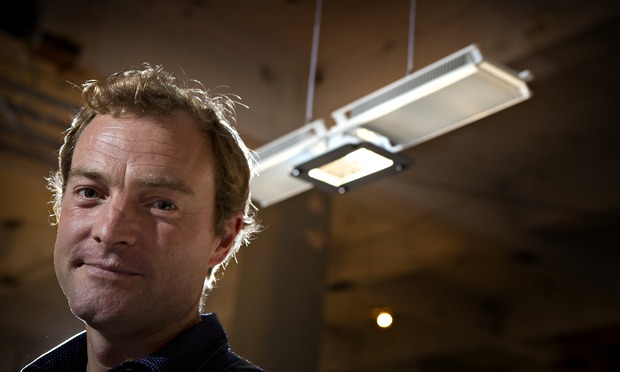 Bright spark Jake Dyson has designed an LED light that lasts for 40 years
