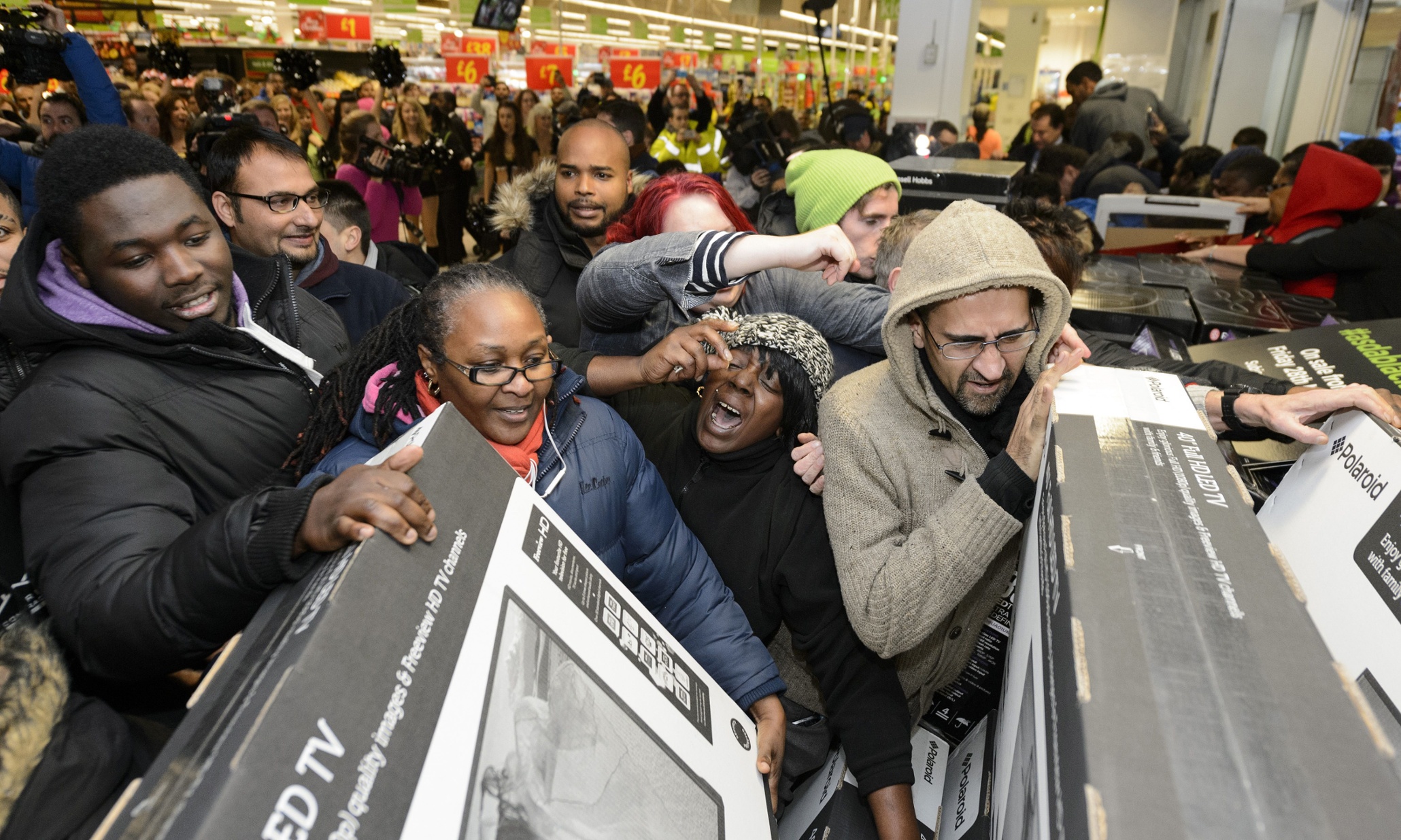 Black Friday: police criticise Tesco after some stores see &#39;mini riots&#39; - as it happened ...
