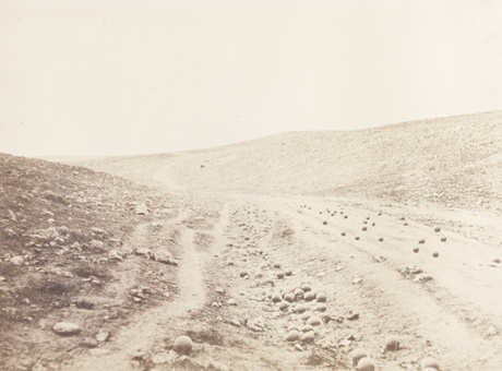 The Valley of the Shadow of Death, 1854 by Roger Fenton.