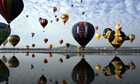 Hot air balloon festival Leon, Mexico