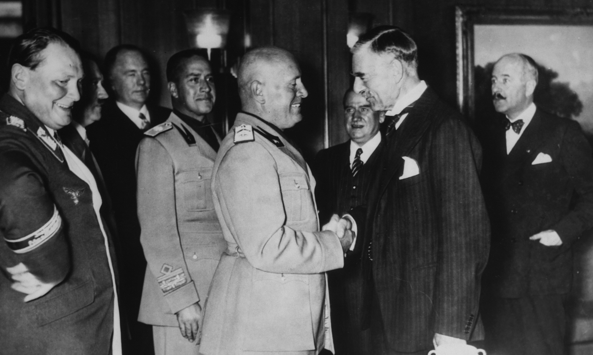 Chamberlain To Hitler Waiting For Commitment To Peace From The Archive December