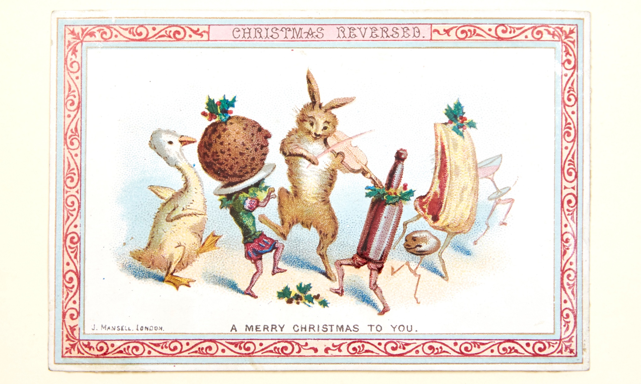 Жуткие Викторианские Рождественские открытки