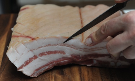 Score the skin: critical for good crackling.
