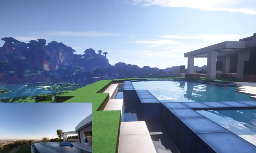 Minecraft creator's new mansion recreated in Minecraft