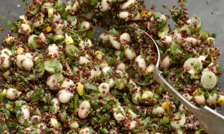 Yotam OttolenghiParsley lemon cannellini bean salad.