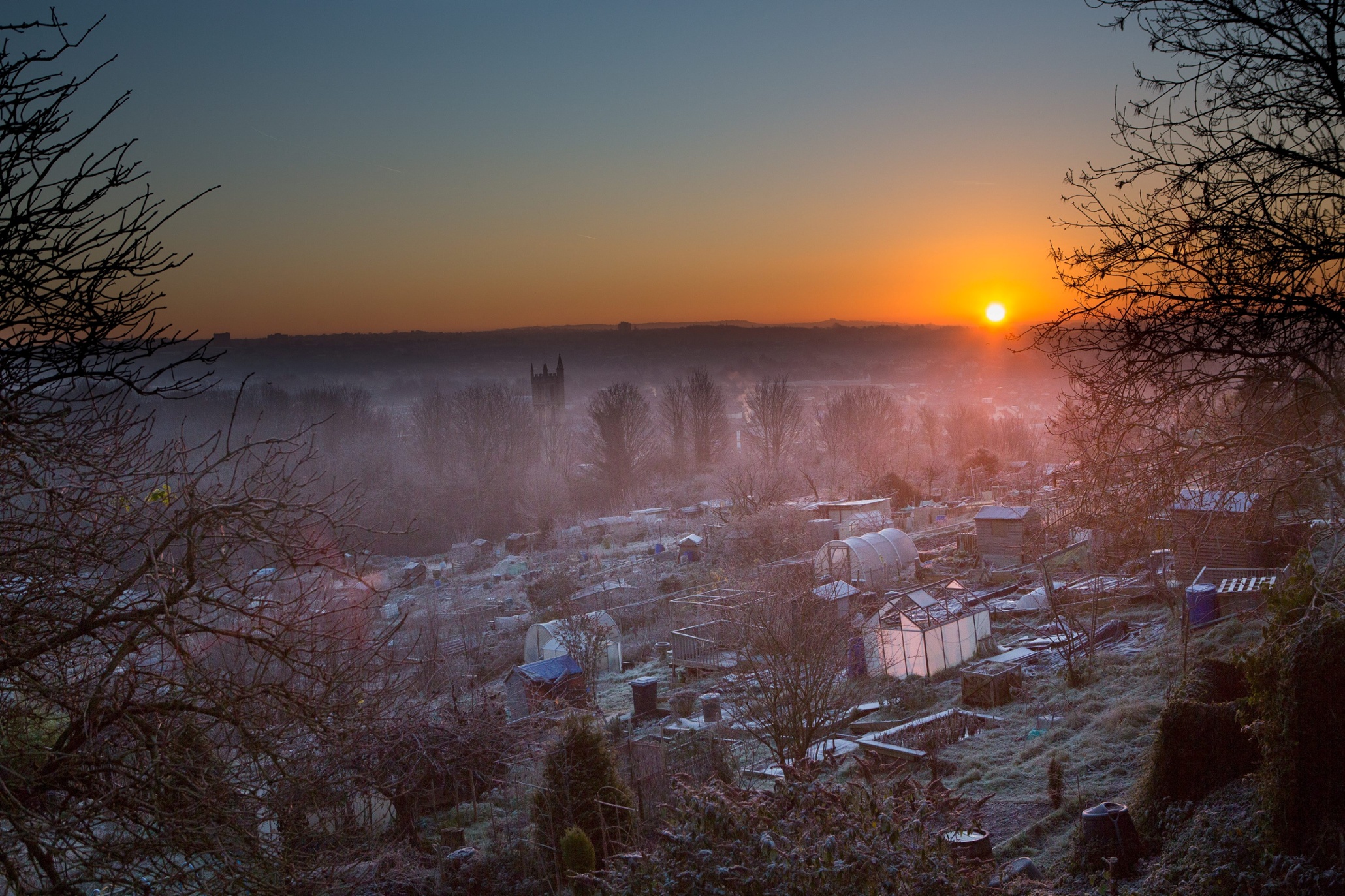 Frozen Britain – in pictures