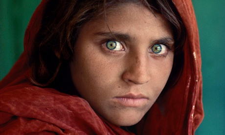 Sharbat Gula, Afghan Girl, by Steve McCurry.