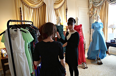 Mock press style suites day held at the Savoy Hotel in London.