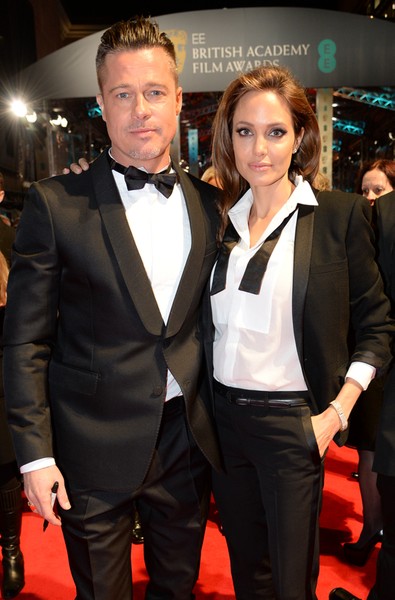 Bafta 2014 red carpet: Brad Pitt and Angelina Jolie