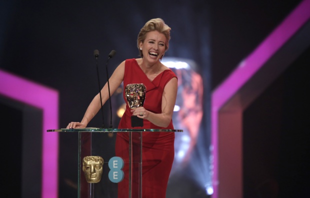 Emma Thompson presenting an award.