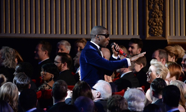 Prince is in town … Tinie Tempah high-fives William.