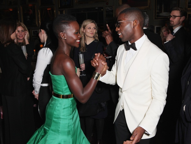 Lupita Nyong'o and Tinie Tempah attend Entertainment One's BAFTA after party.