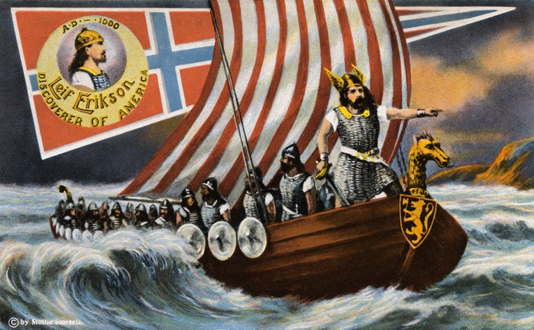 10 best: Leif Erikson, Discoverer of America Postcard