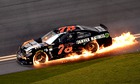 Sport picture of the day: burning up the Daytona track in Nascar