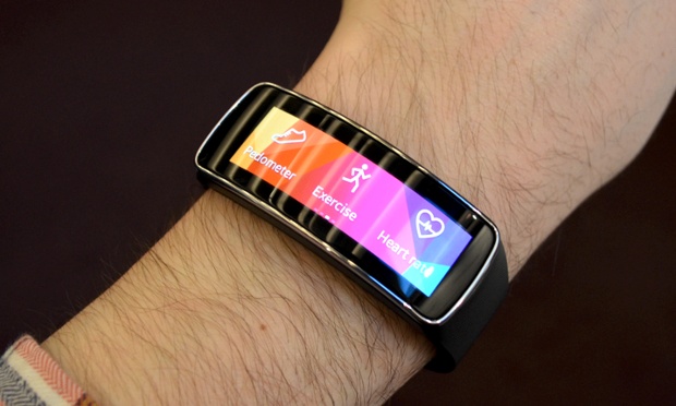 Samsung Gear Fit menu