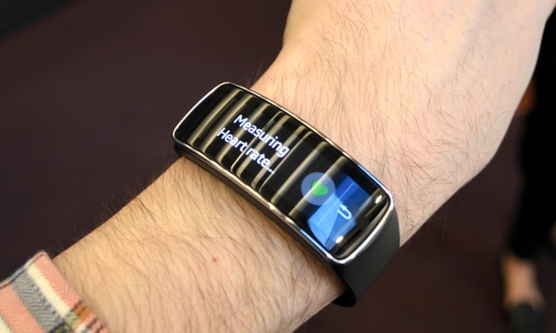 Samsung Gear Fit heart rate