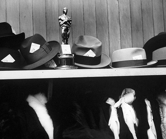 LIFE at the Oscars: An Oscar awarded to producer Buddy Adler