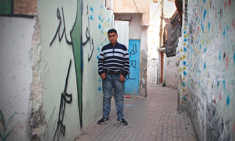 Muslim Odeh, 14, in Silwan, East Jerusalem