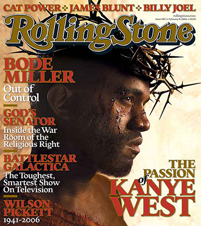 10 best: Kanye West on the cover of Rolling Stone magazine