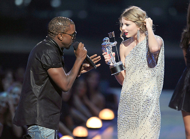 10 best: Kanye West and Taylor Swift at the MTV awards