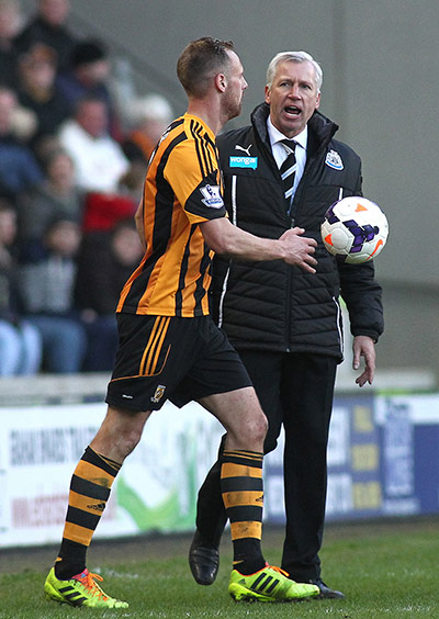 Pardew Headbutt: Pardew and Meyler