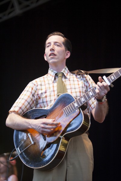 WOMADelaide festival: Pokey LaFarge performs on the Speakers Corner stage on Sunday
