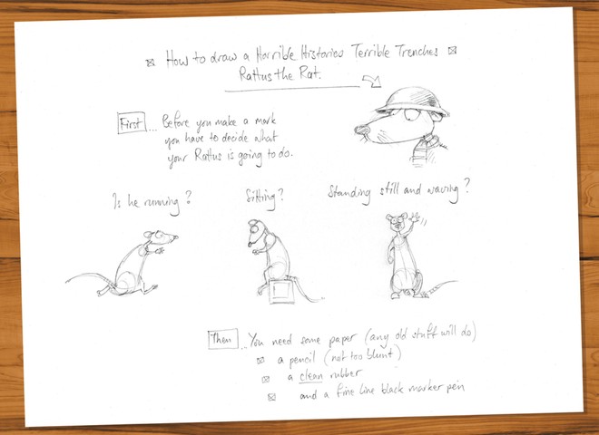 How to draw rattus: Rattus1