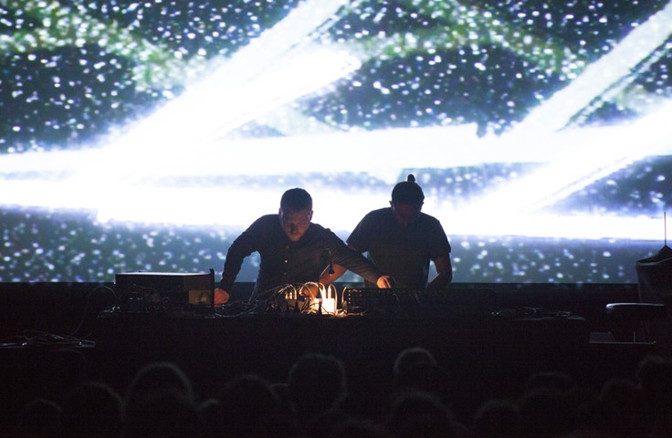 Adelaide Festival 2014: James Ginzburg & Paul Purgas of DJ duo Emptyset play at Unsound