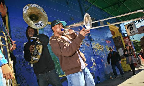 Musicians in Frenchmen Street, New Orleans. 