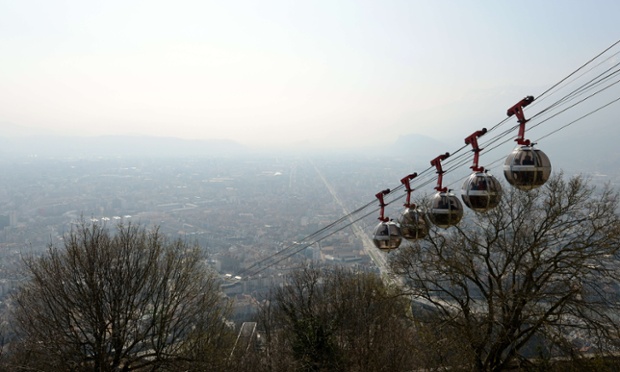city of Grenoble and the Gresivaudan valley