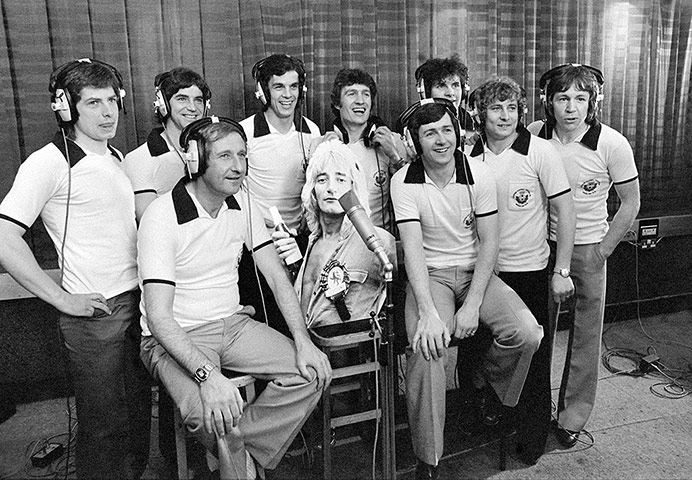 footballers singing: Recording of Scotland 1978 World Cup song