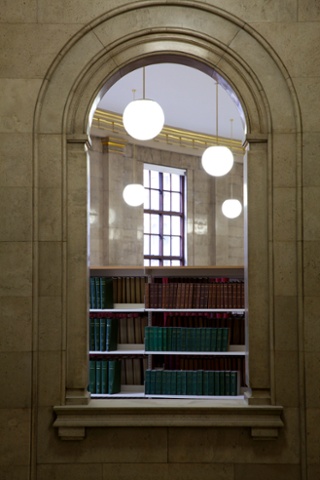 Inside the manchester library