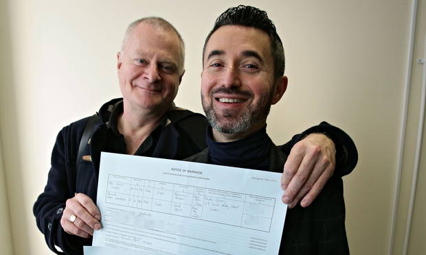 Gay Couples Look Forward To Getting Married On First Legal Day Society The Guardian