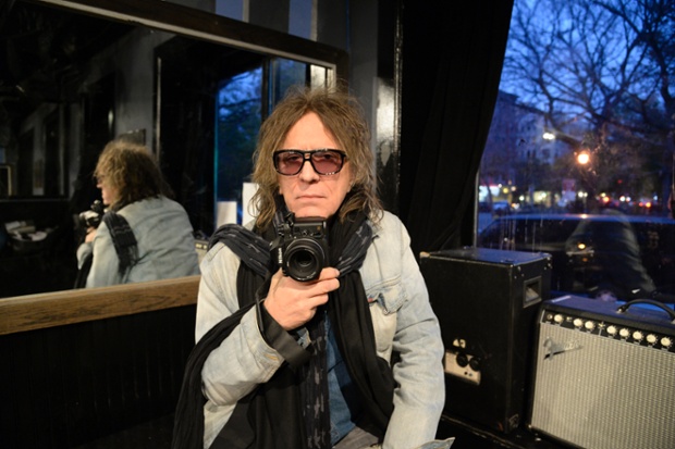 Mick Rock holds the Nikon Df as he revisits the places that inspired his early work
