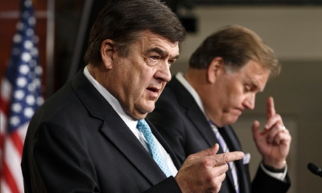 House intelligence committe pair Dutch Ruppersberger, left, and chairman Mike Rogers, right.