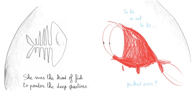 April the red goldfish: To be