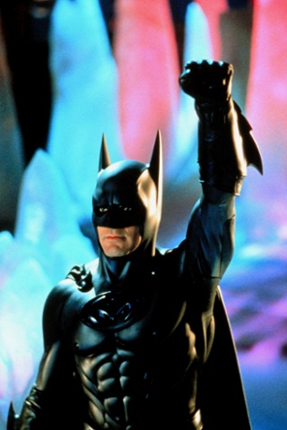 George Clooney in 'Batman & Robin' (1997) directed By Joel Schumacher.